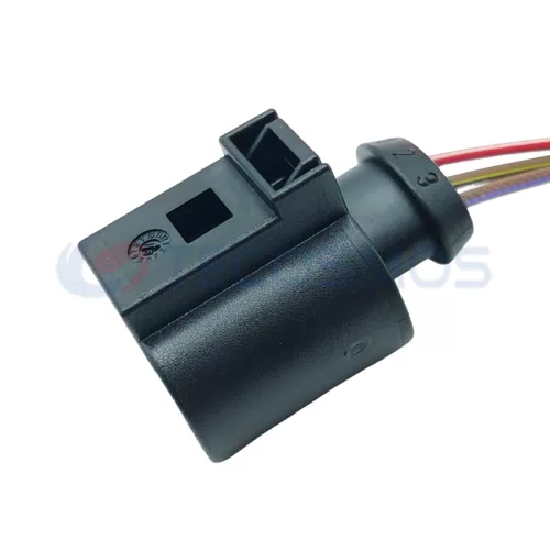Wire Harness Plug of Automobile Waterproof Connector 3 Pin Female 1J0973723 - image 6